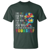 Autism Awareness T Shirt I Will Speak Fight Advocate For You So That One Day You Can Do It