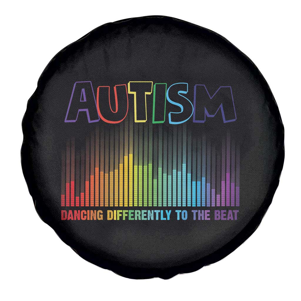 Autism Awareness Spare Tire Cover Autism Dancing Differently To The Beat