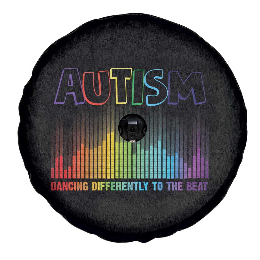 Autism Awareness Spare Tire Cover Autism Dancing Differently To The Beat