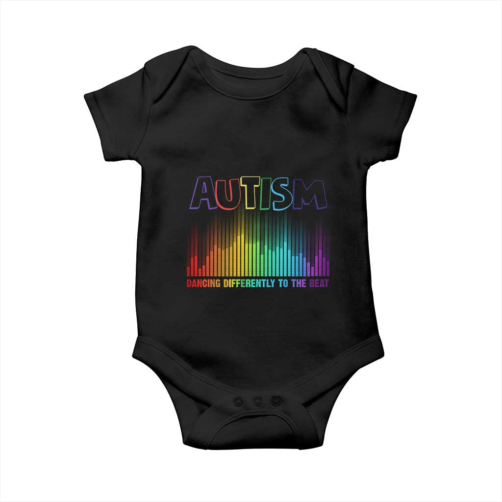 Autism Awareness Baby Onesie Autism Dancing Differently To The Beat