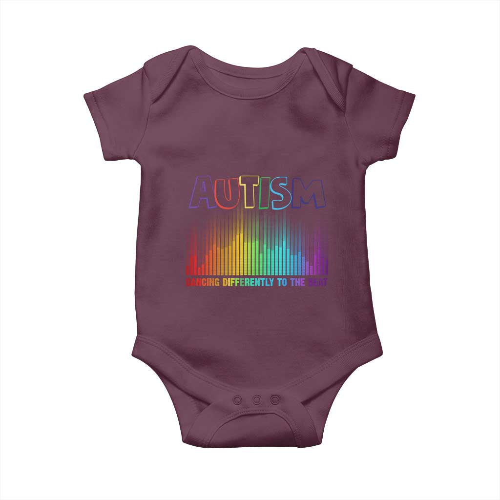 Autism Awareness Baby Onesie Autism Dancing Differently To The Beat