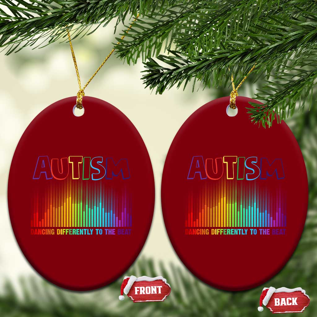 Autism Awareness Ceramic Ornament Autism Dancing Differently To The Beat