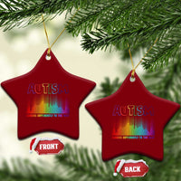 Autism Awareness Ceramic Ornament Autism Dancing Differently To The Beat