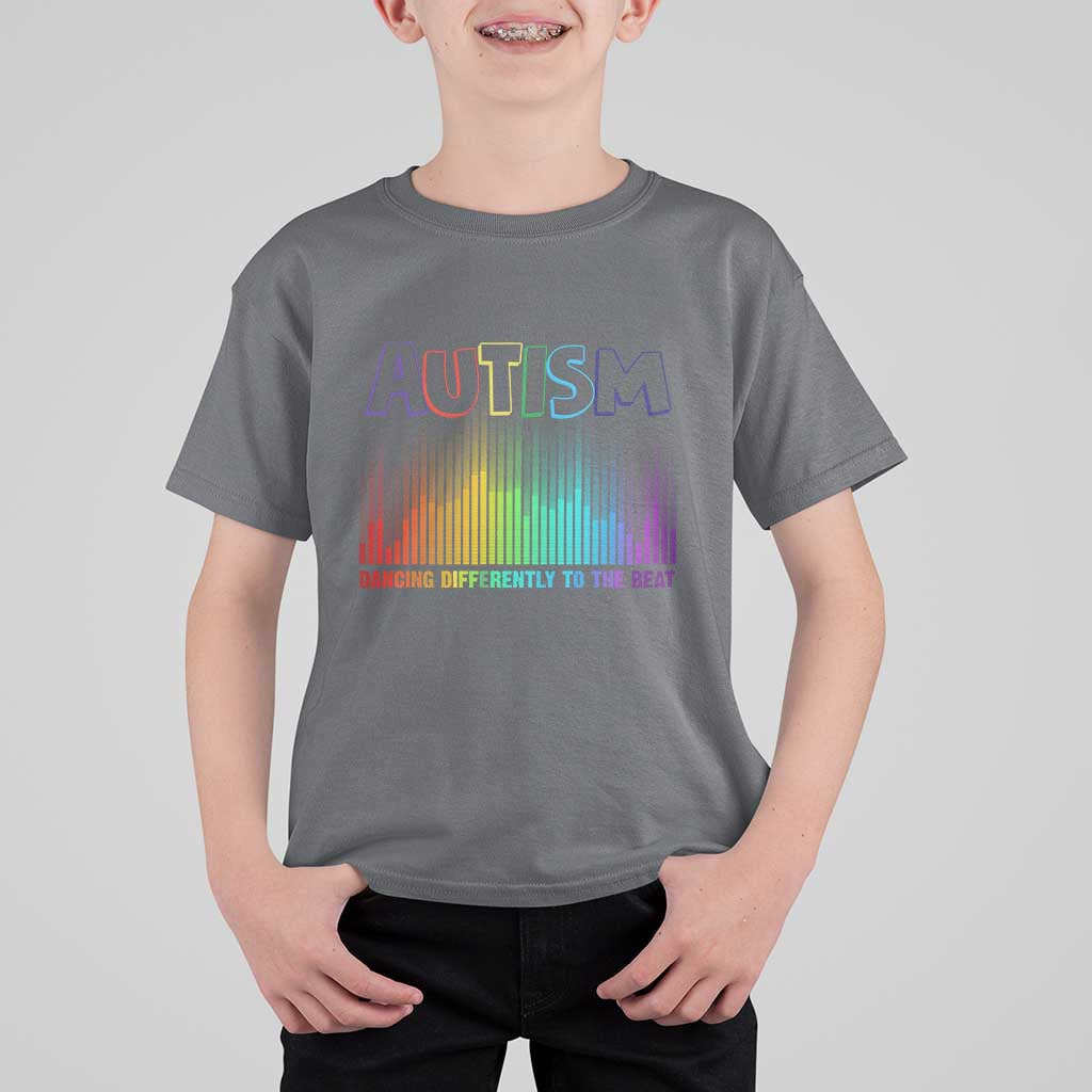 Autism Awareness T Shirt For Kid Autism Dancing Differently To The Beat