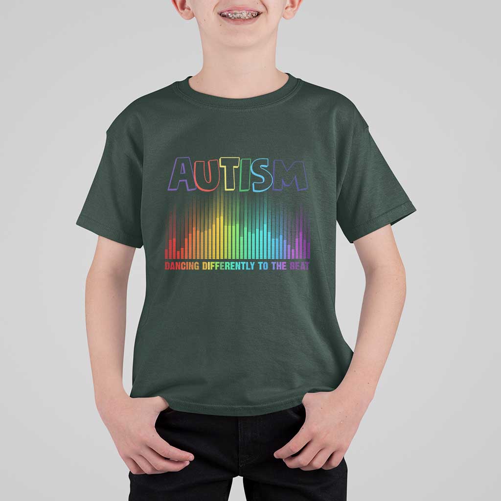 Autism Awareness T Shirt For Kid Autism Dancing Differently To The Beat