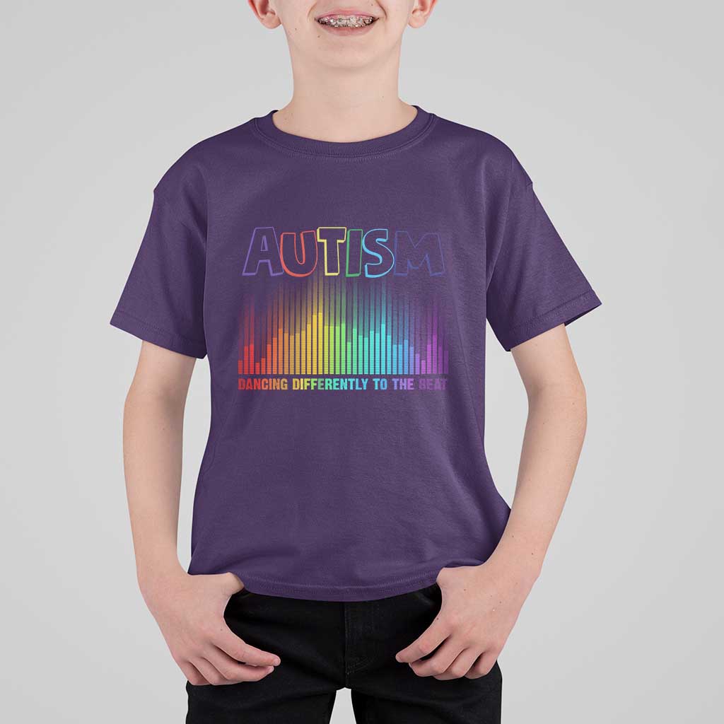 Autism Awareness T Shirt For Kid Autism Dancing Differently To The Beat