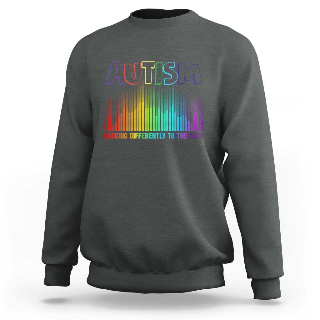 Autism Awareness Sweatshirt Autism Dancing Differently To The Beat