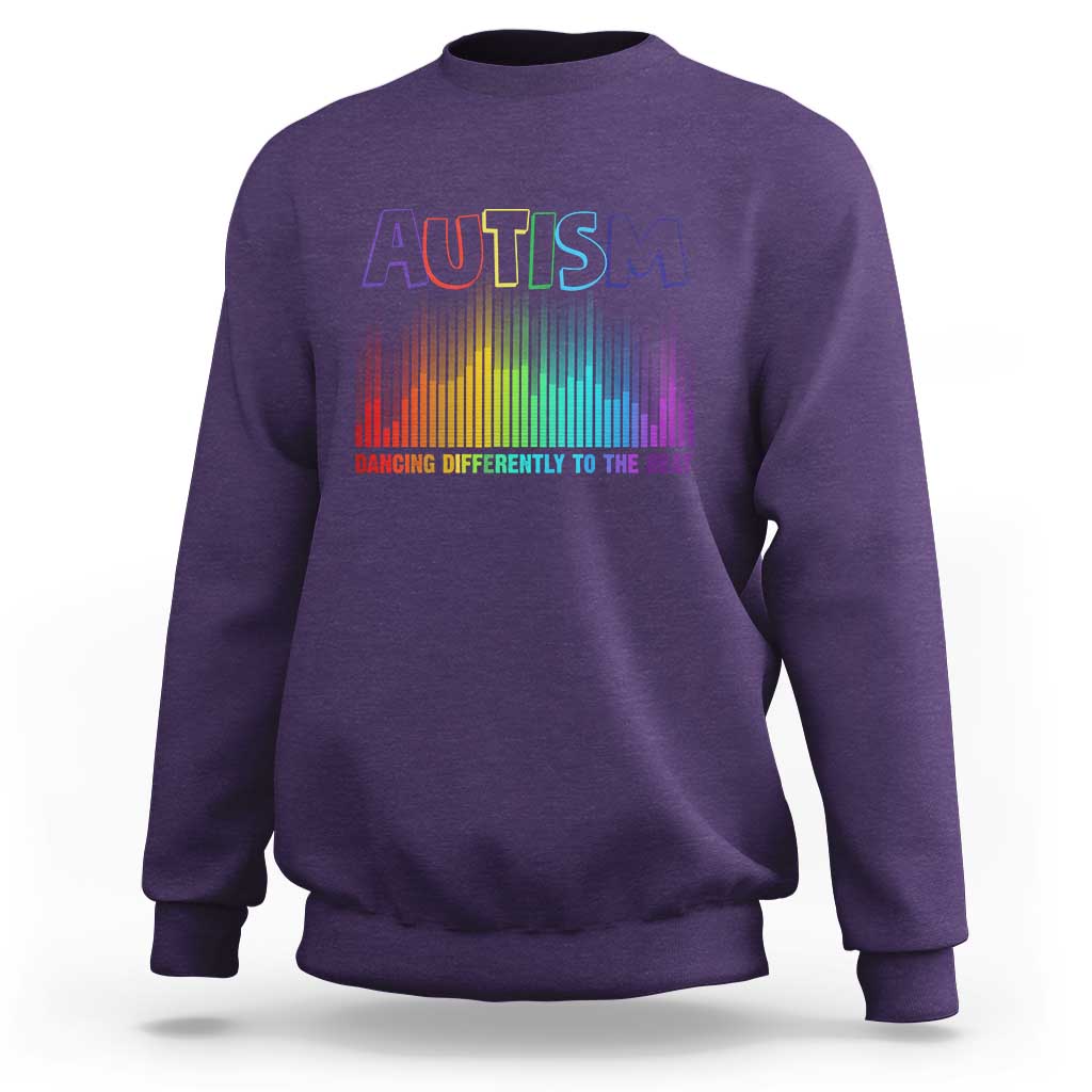Autism Awareness Sweatshirt Autism Dancing Differently To The Beat