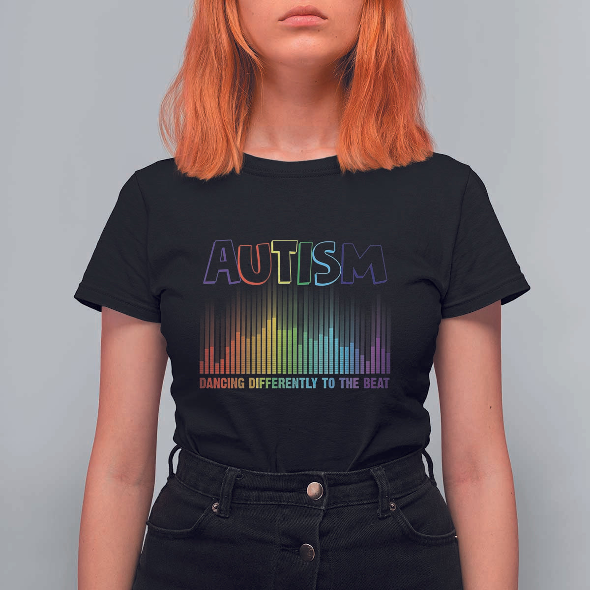 Autism Awareness T Shirt For Women Autism Dancing Differently To The Beat