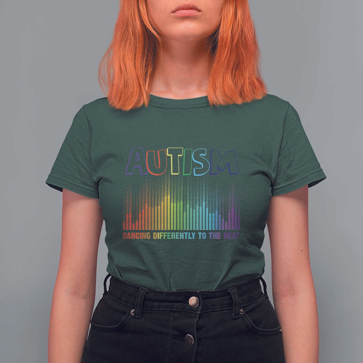 Autism Awareness T Shirt For Women Autism Dancing Differently To The Beat