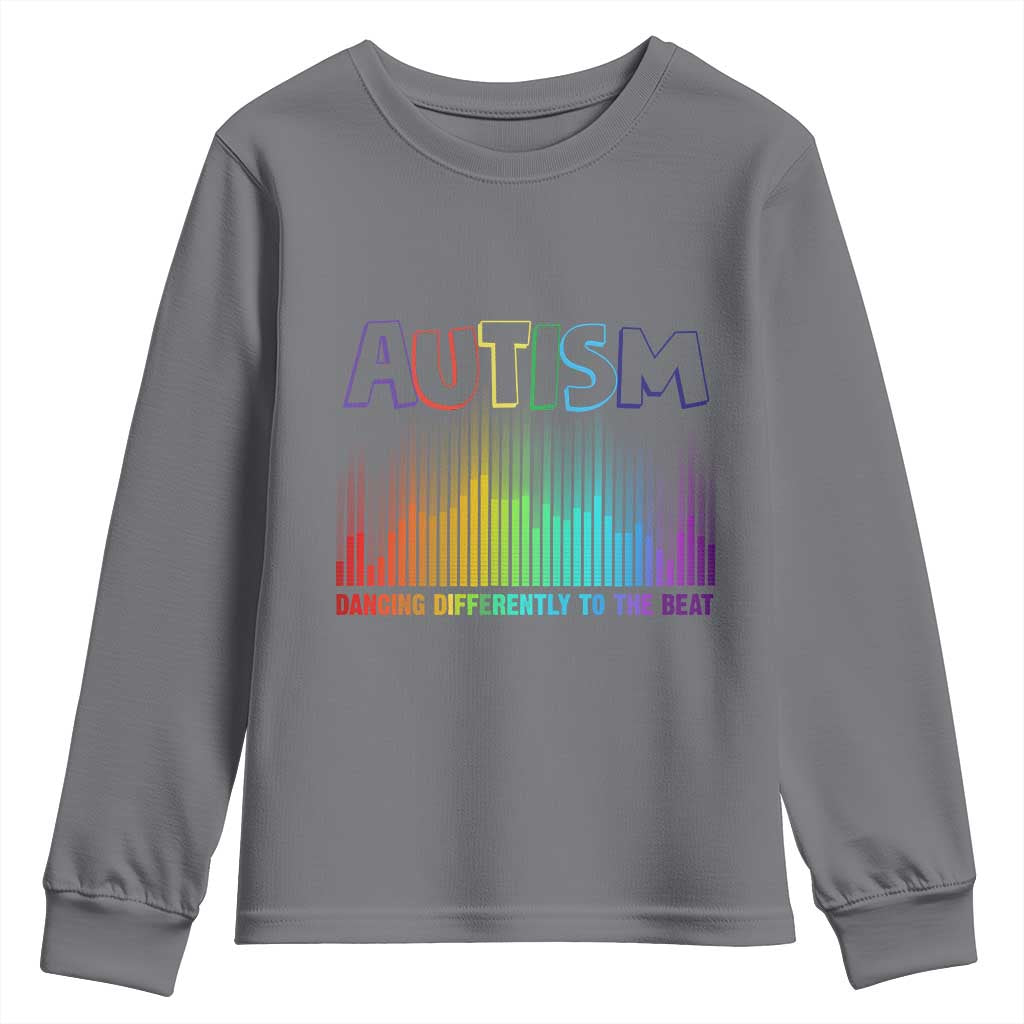 Autism Awareness Youth Sweatshirt Autism Dancing Differently To The Beat