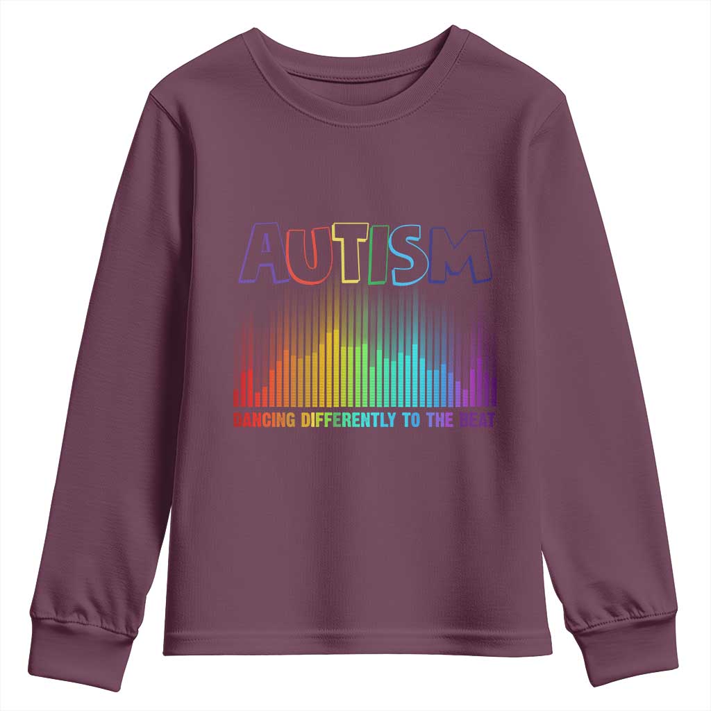 Autism Awareness Youth Sweatshirt Autism Dancing Differently To The Beat