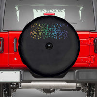 Celebrate Neurodiversity Spare Tire Cover Autism Awareness ASD ADHD Mental Health