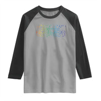 Celebrate Neurodiversity Raglan Shirt Autism Awareness ASD ADHD Mental Health
