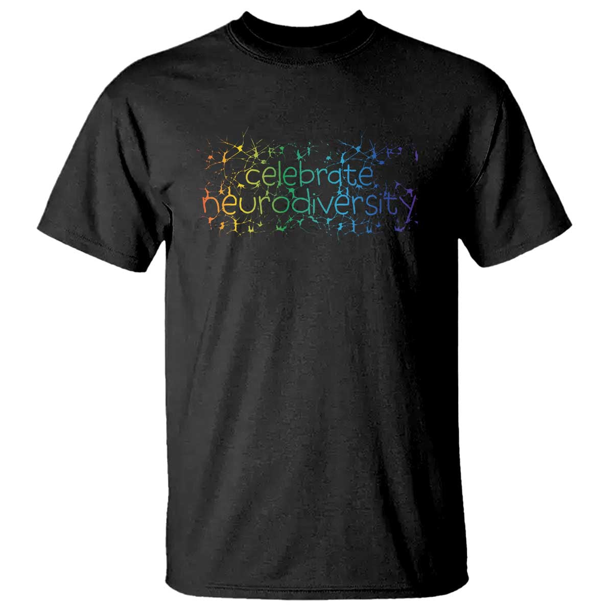 Celebrate Neurodiversity T Shirt Autism Awareness ASD ADHD Mental Health