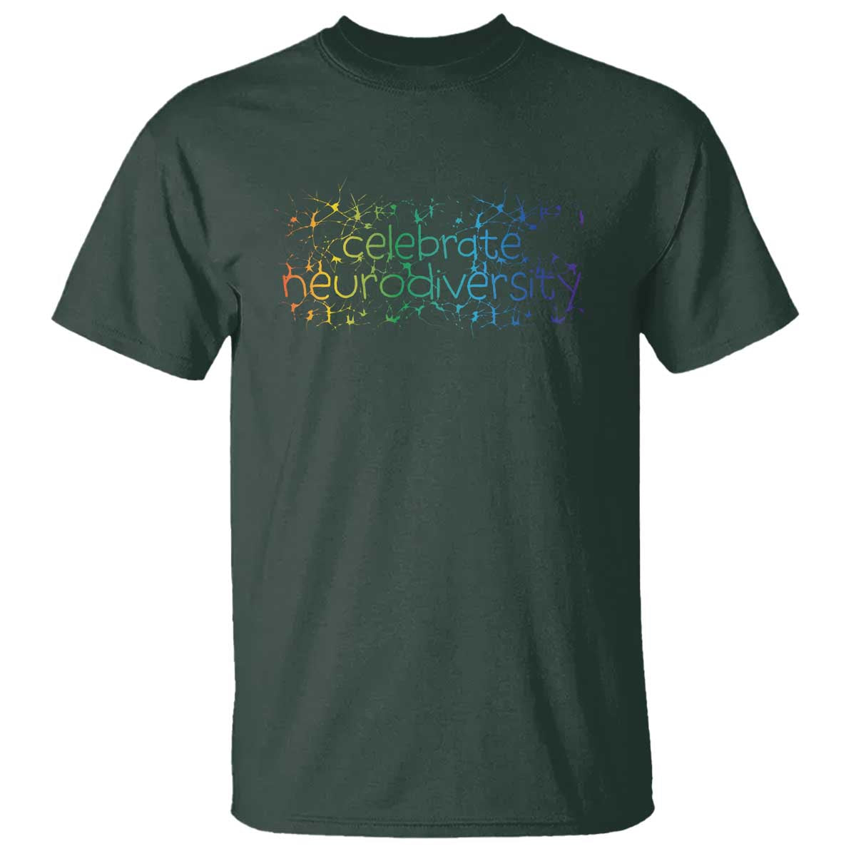 Celebrate Neurodiversity T Shirt Autism Awareness ASD ADHD Mental Health