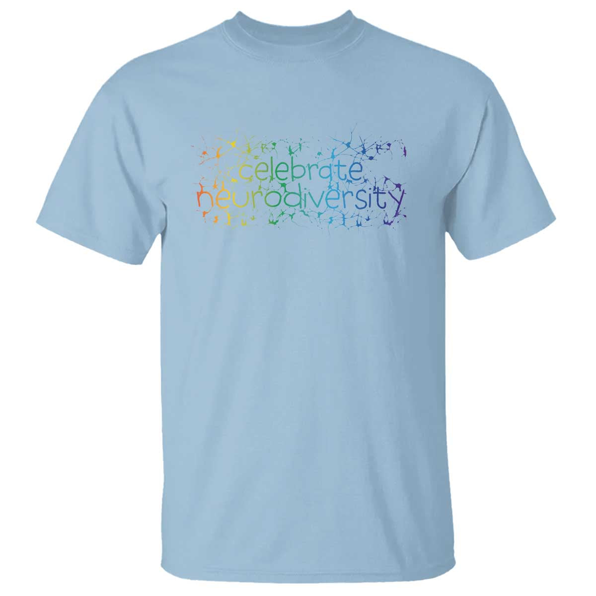 Celebrate Neurodiversity T Shirt Autism Awareness ASD ADHD Mental Health