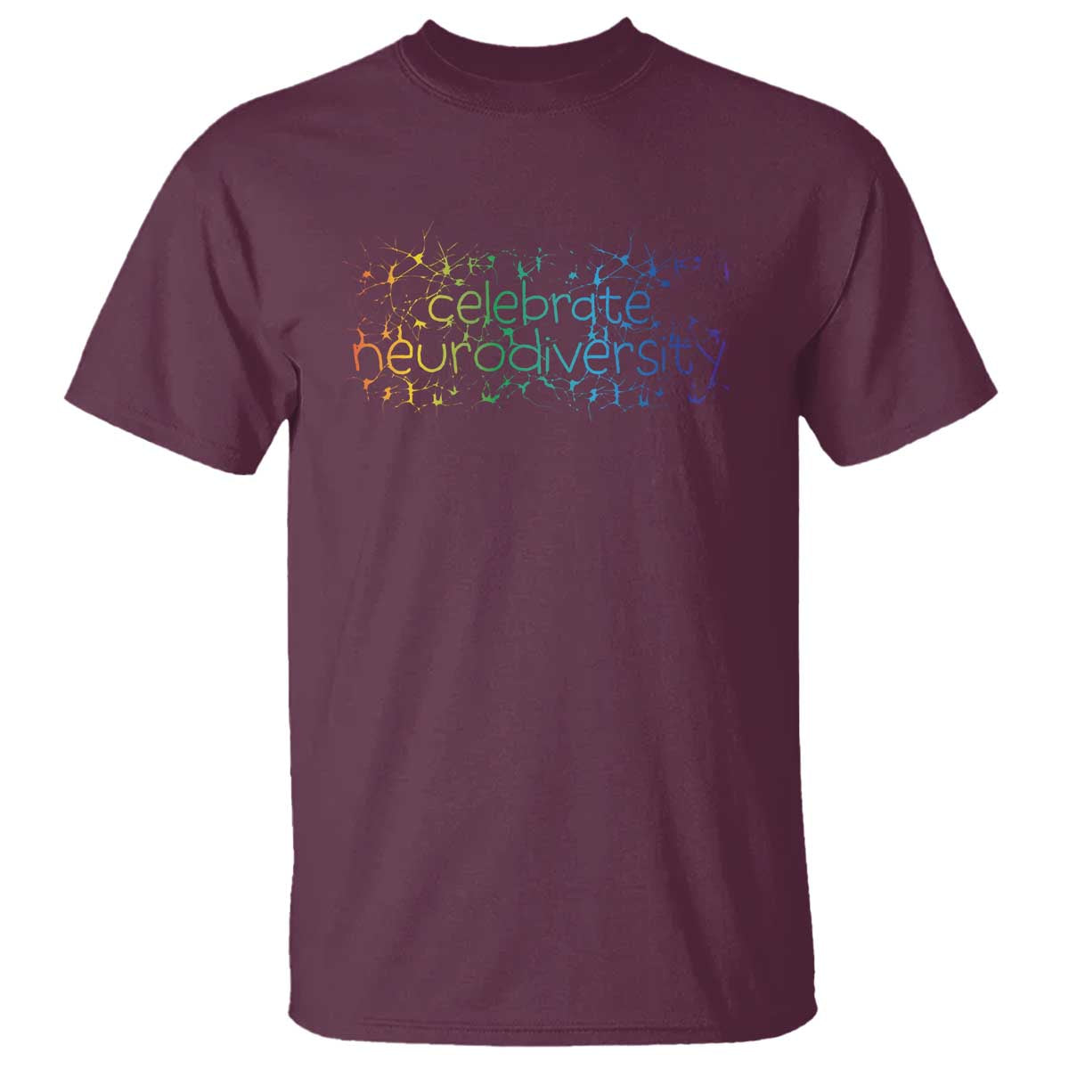 Celebrate Neurodiversity T Shirt Autism Awareness ASD ADHD Mental Health