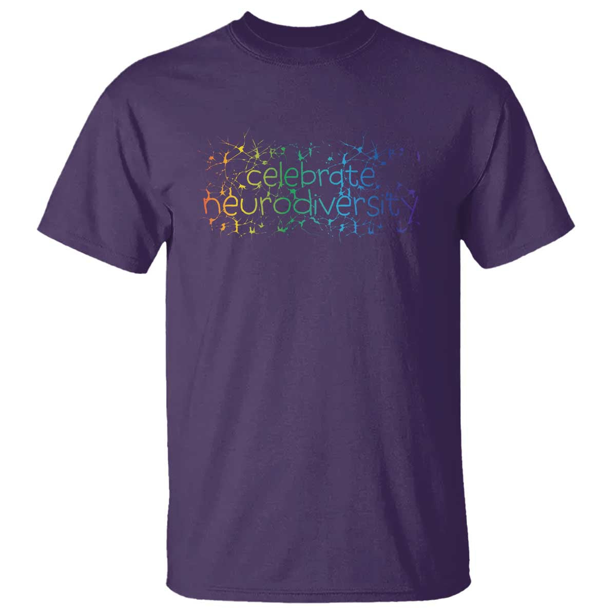 Celebrate Neurodiversity T Shirt Autism Awareness ASD ADHD Mental Health