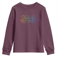 Celebrate Neurodiversity Youth Sweatshirt Autism Awareness ASD ADHD Mental Health