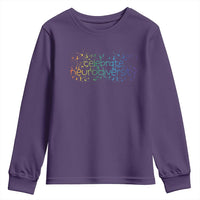 Celebrate Neurodiversity Youth Sweatshirt Autism Awareness ASD ADHD Mental Health