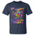 Funny Autism Awareness Be Happy In Your Own Shell T Shirt Rainbow Puzzle Turtle