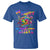 Funny Autism Awareness Be Happy In Your Own Shell T Shirt Rainbow Puzzle Turtle