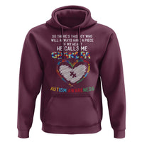 Autism Awareness Grandpa Hoodie So There's This Boy Who Will Always Have A Piece Of My Heart He Calls Me Grandpa