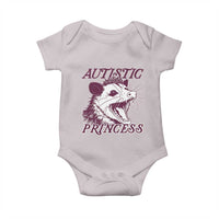 Funny Autistic Princess Baby Onesie Autism Awareness Opposum