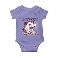 Funny Autistic Princess Baby Onesie Autism Awareness Opposum