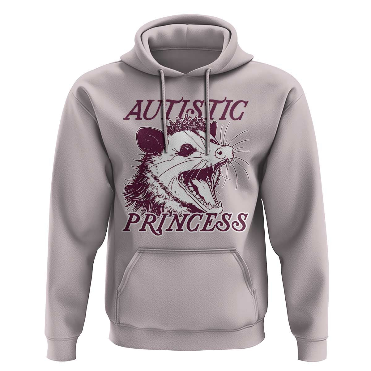 Funny Autistic Princess Hoodie Autism Awareness Opposum