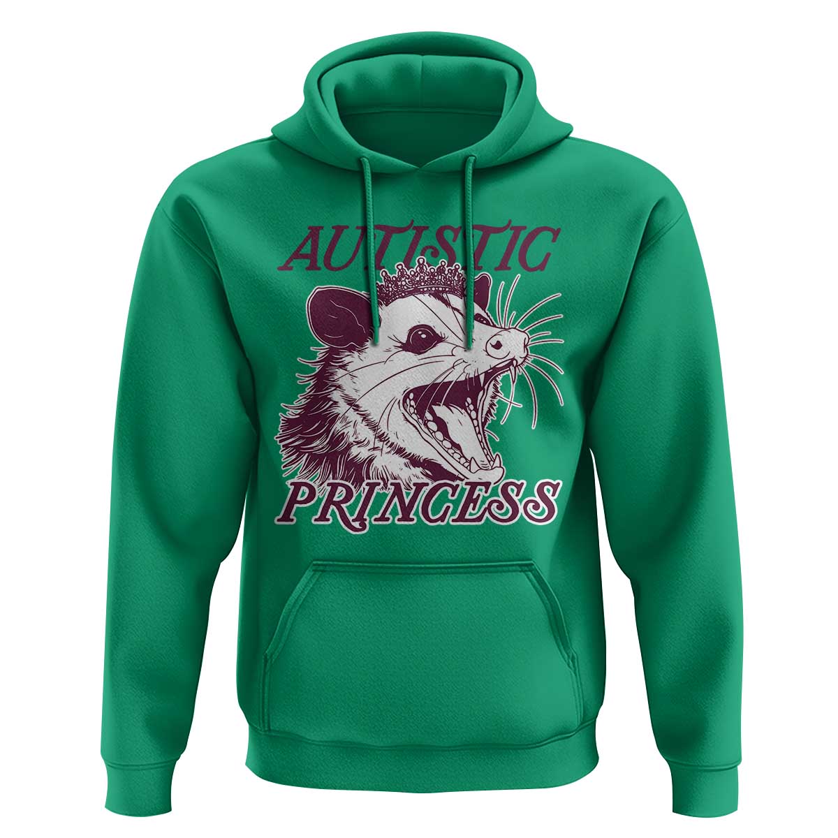 Funny Autistic Princess Hoodie Autism Awareness Opposum