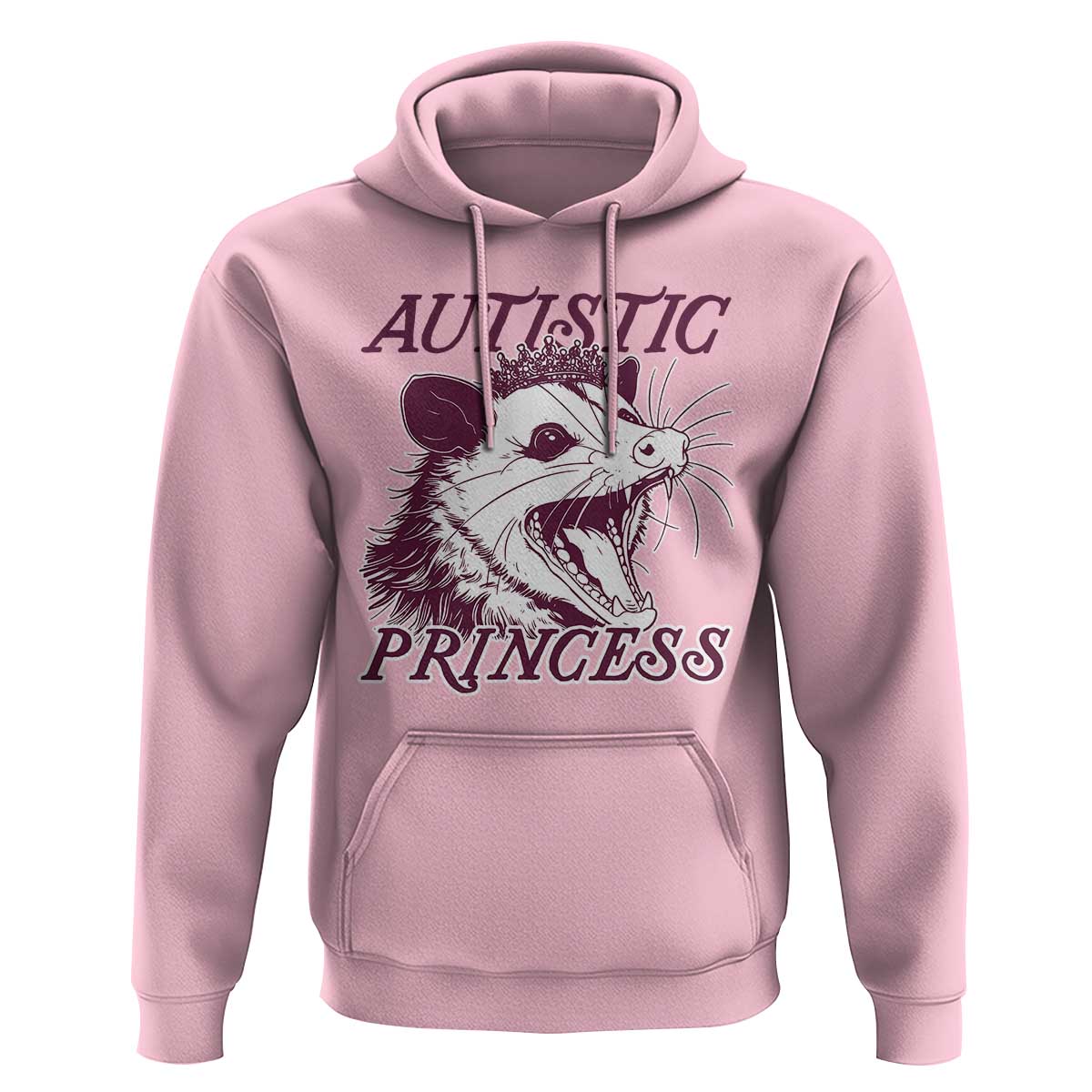 Funny Autistic Princess Hoodie Autism Awareness Opposum