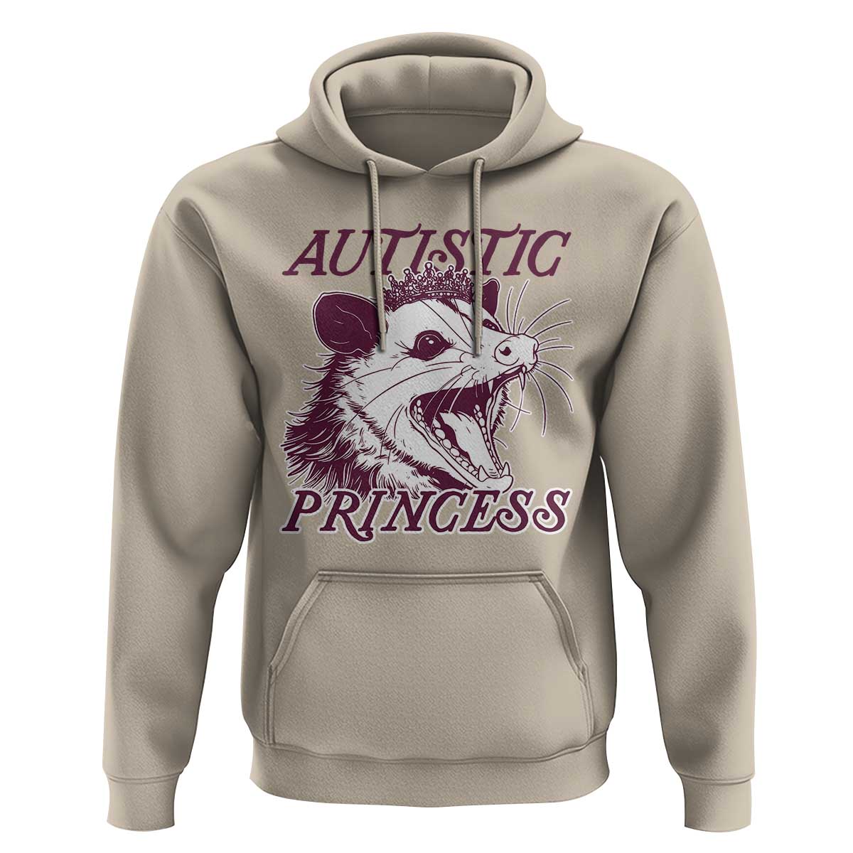 Funny Autistic Princess Hoodie Autism Awareness Opposum