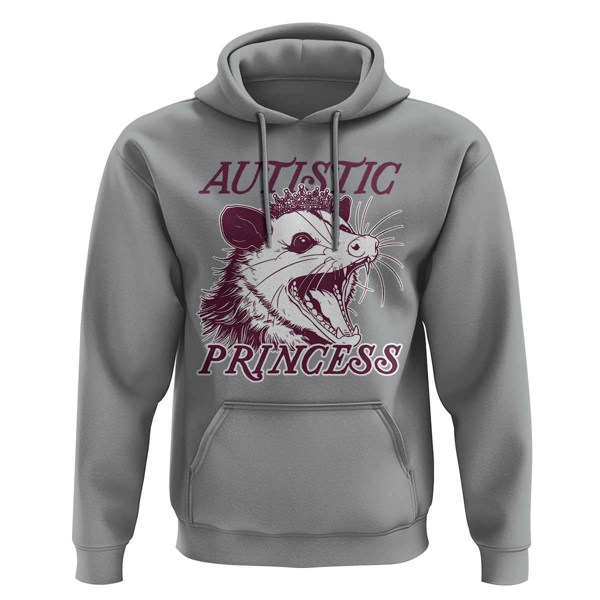 Funny Autistic Princess Hoodie Autism Awareness Opposum