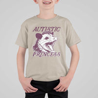 Funny Autistic Princess T Shirt For Kid Autism Awareness Opposum