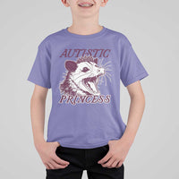 Funny Autistic Princess T Shirt For Kid Autism Awareness Opposum