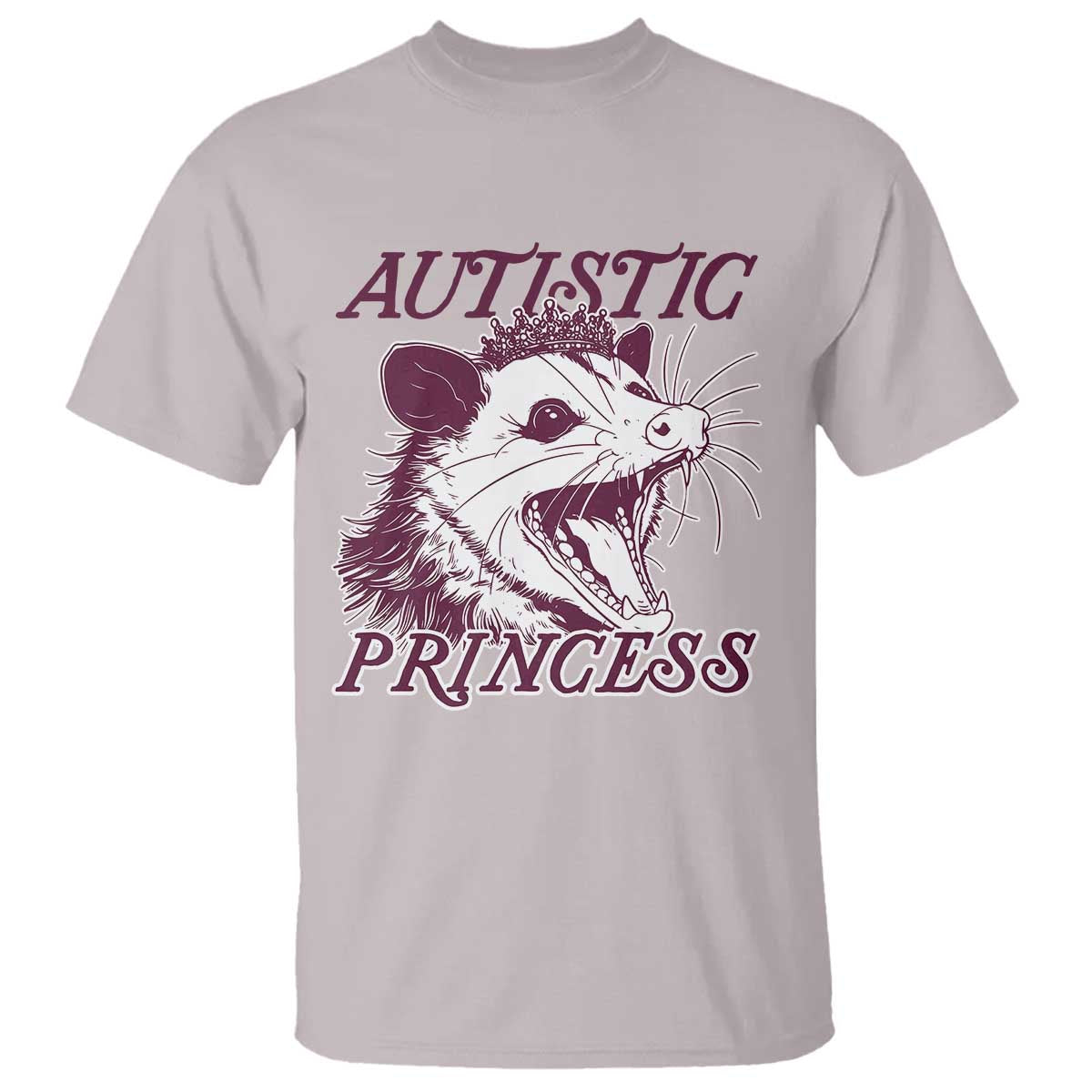 Funny Autistic Princess T Shirt Autism Awareness Opposum