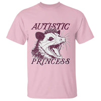 Funny Autistic Princess T Shirt Autism Awareness Opposum