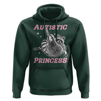 Funny Autistic Princess Hoodie Autism Awareness Raccoon