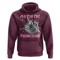Funny Autistic Princess Hoodie Autism Awareness Raccoon