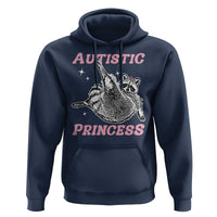 Funny Autistic Princess Hoodie Autism Awareness Raccoon