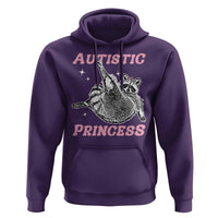 Funny Autistic Princess Hoodie Autism Awareness Raccoon