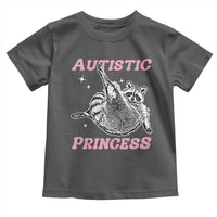 Funny Autistic Princess Toddler T Shirt Autism Awareness Raccoon