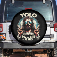 Funny Ressurection Christians Easter Day Spare Tire Cover Yolo JK BRB Jesus