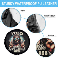 Funny Ressurection Christians Easter Day Spare Tire Cover Yolo JK BRB Jesus