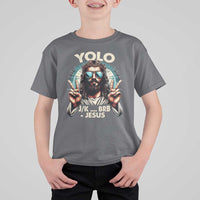 Funny Ressurection Christians Easter Day T Shirt For Kid Yolo JK BRB Jesus
