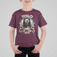 Funny Ressurection Christians Easter Day T Shirt For Kid Yolo JK BRB Jesus
