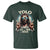 Funny Ressurection Christians Easter Day T Shirt Yolo JK BRB Jesus