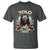 Funny Ressurection Christians Easter Day T Shirt Yolo JK BRB Jesus